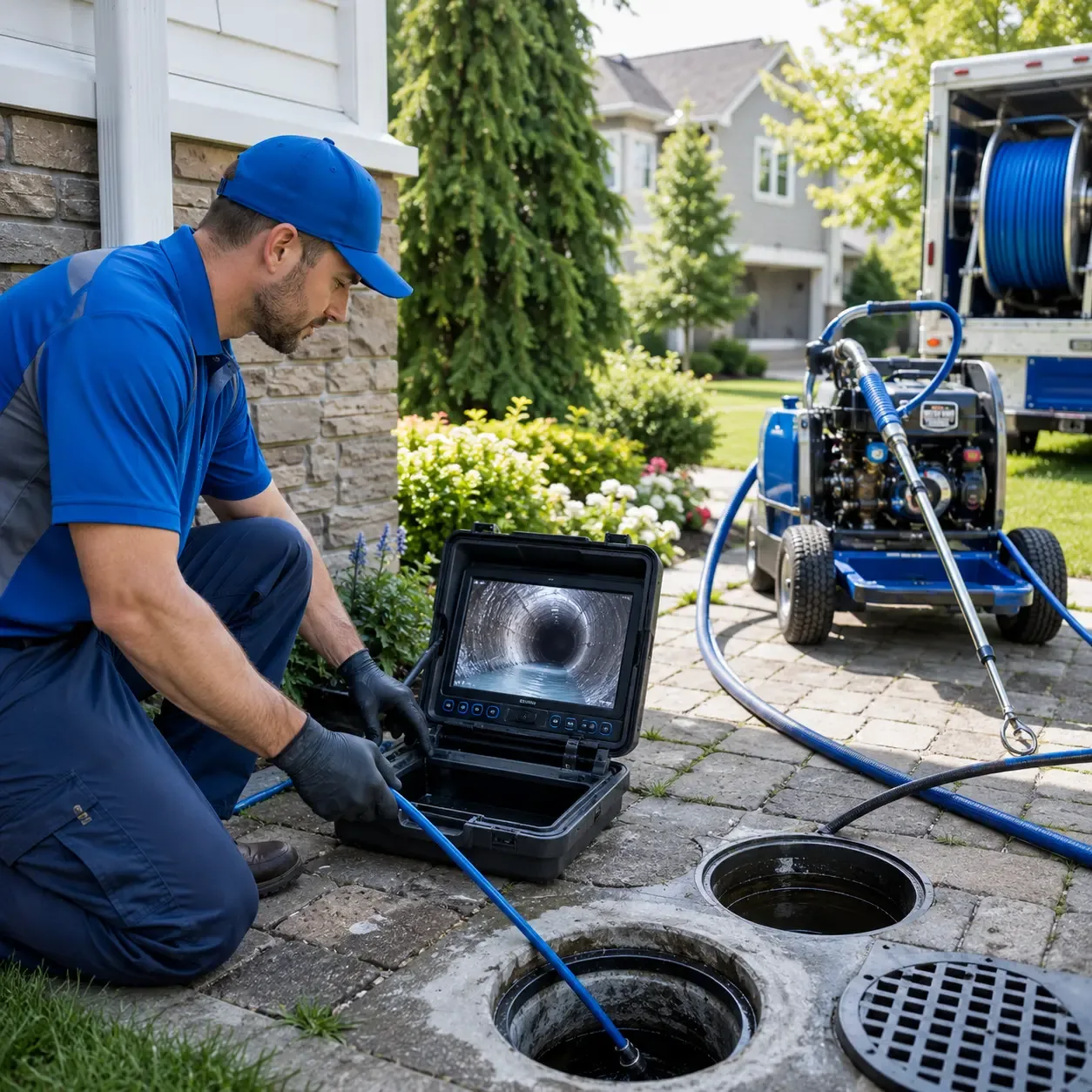 Outdoor drain cleaning professionals serving Centertown, KY